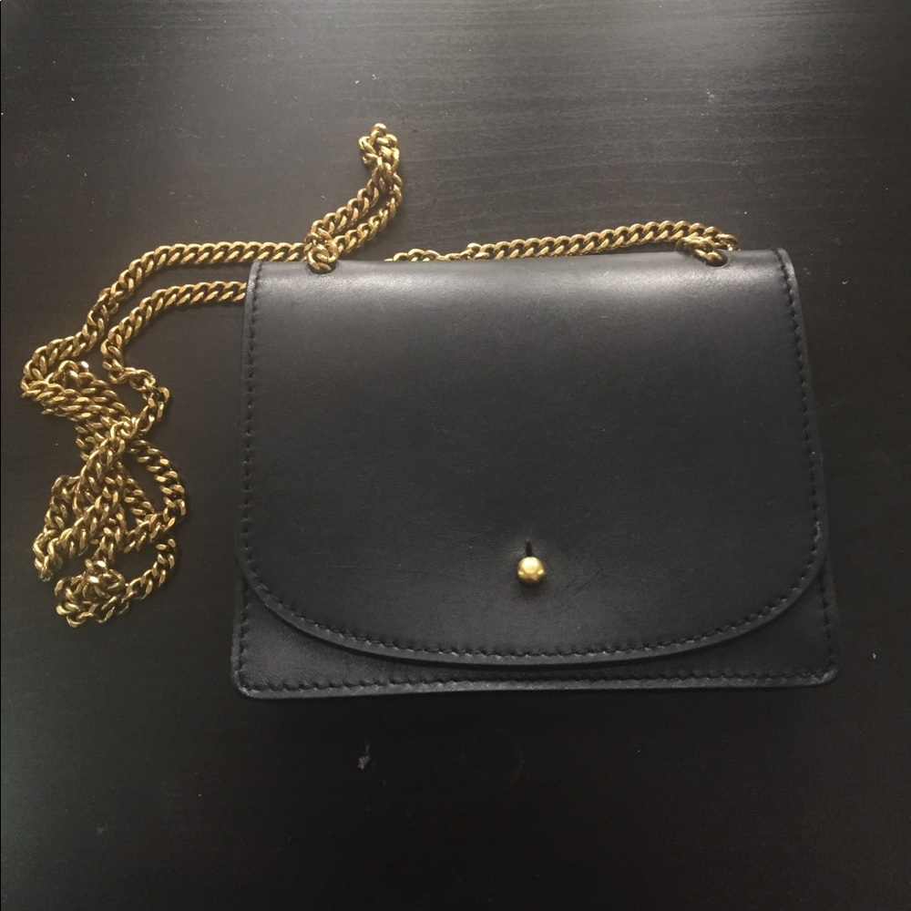 Madewell leather chain crossbody